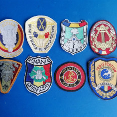 Lot Ecuson emblema patch Cercetas, Graniceri aeroport, Aviatie, SPP, Marina