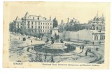2448 - BUCURESTI, Bratianu Statue, Market - old postcard, CENSOR - used 1917, Circulata, Printata