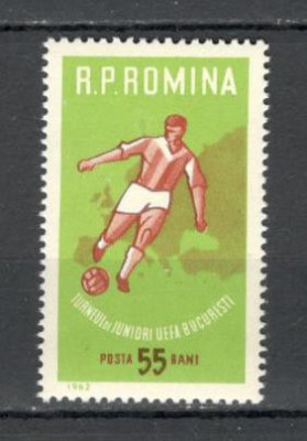 Romania.1962 Turneu de fotbal juniori UEFA YR.270 foto