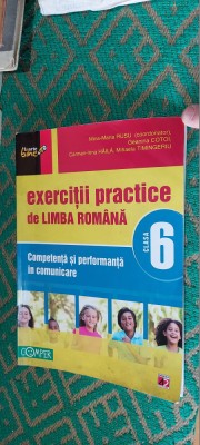 EXERCITII PRACTICE DE LIMBA ROMANA CLASA A 6 A COMPETENTA SI PERFORMANTA HAILA foto