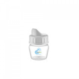 Mini biberon 2 in 1 cana si biberon din sticla babyjem 30 ml (culoare: gri)