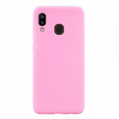 Husa TPU Matte Samsung Galaxy A20 Pink foto