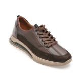Pantofi sport GRYXX maro, LS2404, din piele naturala