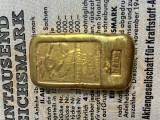 Lingou 110 grame Hong Kong placat aur