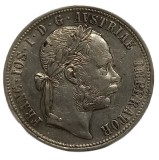 Austro-Ungaria, Franz Joseph, Florin 1883, Argint.