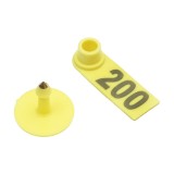 Set 100 crotalii numerotate galbene 101-200 pentru oi si capre Breckner