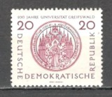 D.D.R.1956 500 ani Universitatea Greifswald SD.65
