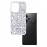 Husa pentru Xiaomi Redmi Note 13 Pro+ 5G - Techsuit Sparkly Glitter - White