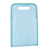 Suport Vertical pentru Hartii A4, Flippy, Suport Portabil pentru Hartie A4 cu Maner, PP, pentru Depozitare Hartii si Documente, 37x24.3 cm, Albastru