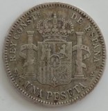 Moneda Spania - 1 Peseta 1904 - Argint, Europa