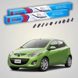 Cumpara ieftin Ștergătoare Mazda 2 DE Facelift 2010-2014 5 uși | Set Față Flat Premium &ndash; TeamCar&reg;