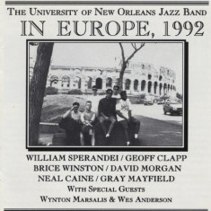 CD The University Of New Orleans Jazz Band ‎– In Europe, 1992 (EX)