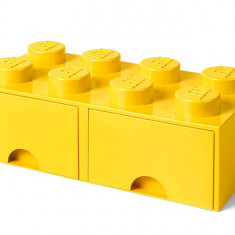 LEGO Cutie depozitare LEGO 2x4 cu sertare, galben Quality Brand