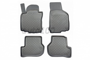 Covorase cauciuc tip tavita dedicate Skoda Octavia II foto