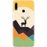 Husa silicon pentru Huawei P Smart 2019, Abstract Deer