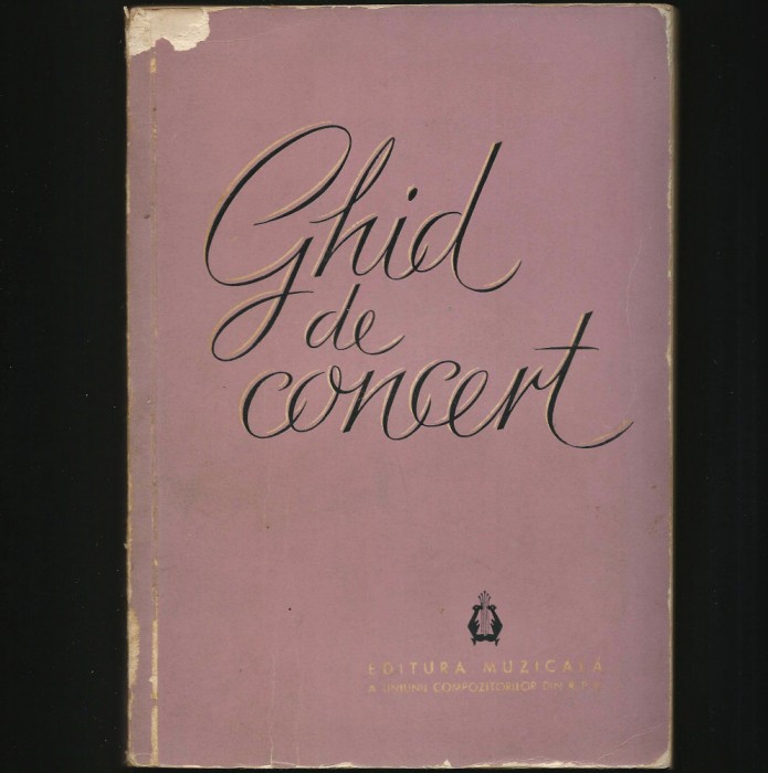 GHID DE CONCERT - EDITURA MUZICALĂ