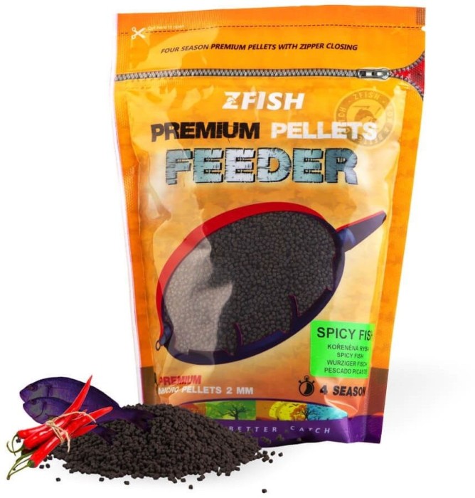 Pelete Zfish Mico Pellet, 2mm, Spicy Fish, 700g