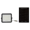 Reflector cu incarcare solara 6w 400lm 6400k - negru, V-TAC