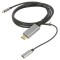 Adaptor USB 3.0/3.1 Aurit 1,8m Negru PVC