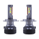 Cumpara ieftin Set 2 LED-Uri Auto Techstar&reg; P7Q, H4, 200W, 31000 Lumeni, 6000K, 12-24V, Unghi Fascicul 360&deg;, CSP 3570, Canbus, Radiator Aluminiu, Racire Cooling Tech