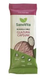 Rondele orez cu glazura capsuni 66gr, SanoVita