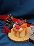 Delice d, Amour , Lumanare tip mini tort parfumata din ceara de soia