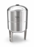 Butelie hidrofor inox 100L, vas expansiune cu membrana, presiune maxima 6 bar, rezervor hidrofor din inox Campion PROFESSIONAL CMP1649