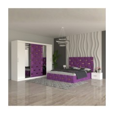 Dormitor Sofia Mov 160x200cm