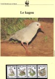 Noua Caledonie 1998 - Kagu, set WWF, 6 poze, MNH (vezi descrierea), Nestampilat