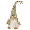 Decoratiune Craciun, pitic, LED, auriu si alb, 18x47 cm, Jumi GartenVIP DiyLine
