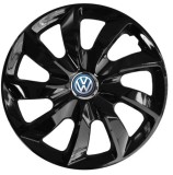 Cumpara ieftin Set 4 Capace Roti 17 inch, Stig Negru Lucios, Compatibil Cu Volkswagen