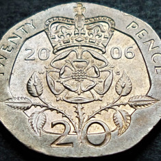 Moneda 20 PENCE - MAREA BRITANIE / ANGLIA, anul 2006 *cod 5134 A