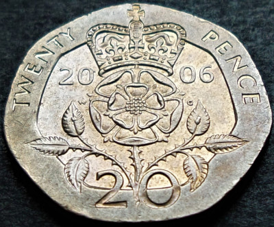 Moneda 20 PENCE - MAREA BRITANIE / ANGLIA, anul 2006 *cod 5134 A foto