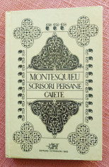 Scrisori persane. Caiete. Roman epistolar. Editura Hyperion, 1993 - Montesquieu foto