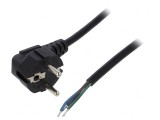 Cablu Alimentare 3x0.5mm2 cu Ștecăr Unghiular PVC