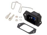 Soclu Tată Conector Alimentare AC 10A 250VAC IEC 60320 IP54