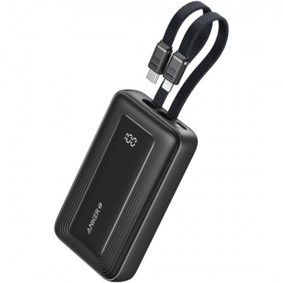 Baterie Externa Anker PowerCore, 20000mAh, 30W, QC + PD, 1 x Lightning - 1 x USB-A - 2 x USB-C, Neagra A1681G11 foto