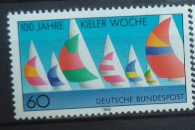 GERMANIA (BUNDESPOSTS) 1982 &amp;ndash; VELIERE, serie nestampilata, DG3 foto