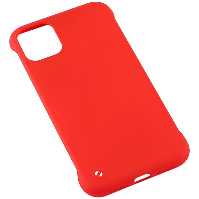 Husa Plastic OEM Anti-alunecare pentru Apple iPhone 11 Pro, Rosie