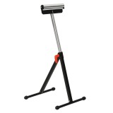 HOMCOM Trepied cu Role și &Icirc;nălțime Ajustabilă, Suport Metalic Economisitor de Spațiu, 44x50x68-110cm, Negru-Argintiu | Aosom Romania