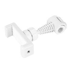 Suport Telefon Prindere tip Clema Pentru Stative si Lampi Half Moon White