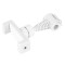 Suport Telefon Prindere tip Clema Pentru Stative si Lampi Half Moon White