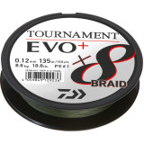 Fir Tournament 8X Braid Evo+ Dark Green 0.16mm 12.2kg 270m, Daiwa