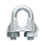 Brida zincata DIN 741-06 pentru fixare cablu otel Breckner Germany