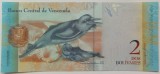 BANCNOTA EXOTICA 2 BOLIVARES - VENEZUELA, anul 2013 *cod 635 B = UNC