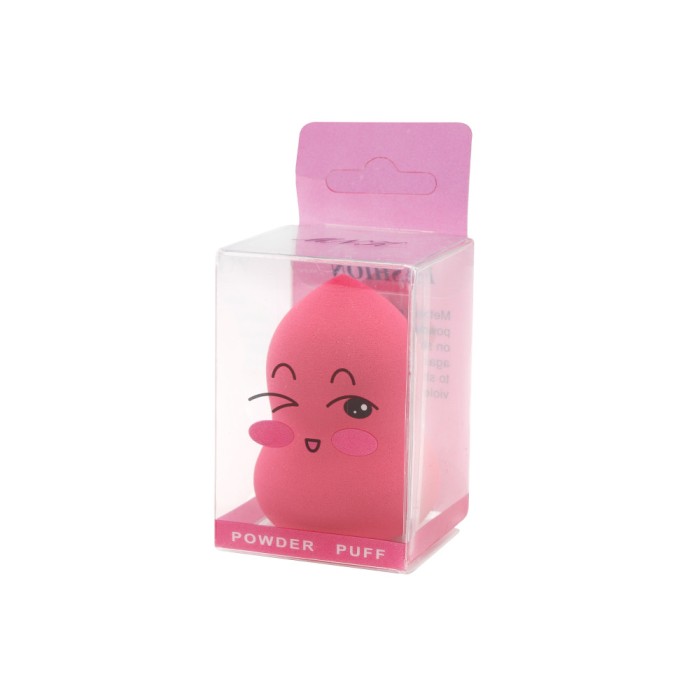 Burete make-up, pentru fond de ten, roz inchis