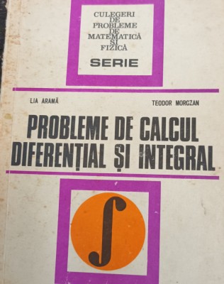 PROBLEME DE CALCUL DIFERENTIAL SI INTEGRAL foto