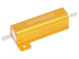 Rezistor Bobinat cu Radiator 8&Omega; 50W &plusmn;1% 50ppm/&deg;C pentru Lipit