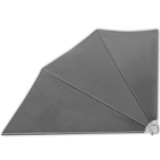 Cumpara ieftin Copertina laterala pliabila de balcon, gri, 160x240 cm