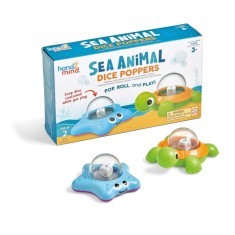Butoane cu zaruri - Animalute marine PlayLearn Toys